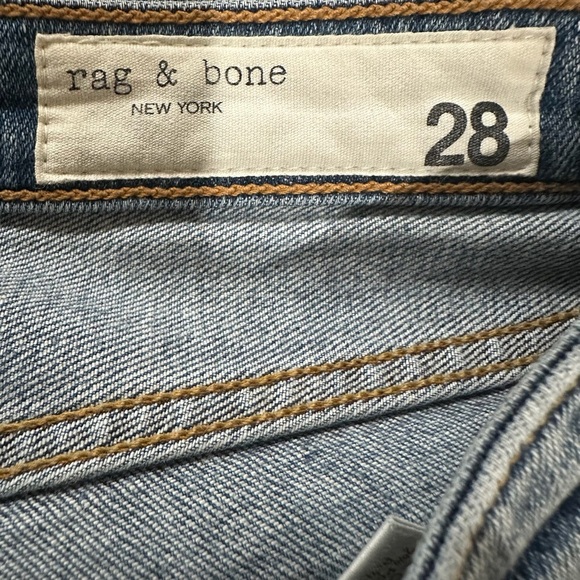 Rag & Bone Women’s Size 28 Classic Blue Denim Jeans. Dre Low-Rise Slim Boyfriend - Picture 9 of 10